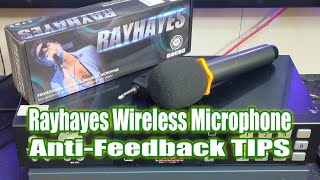 Microphone Feedback problem fix sa Rayhayes wireless mic PGA39 [upl. by Atnahc]