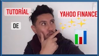 TRADING 📊▶ TUTORIAL CÓMO USAR YAHOO FINANCE en ESPAÑOL✅ [upl. by Mihsah]