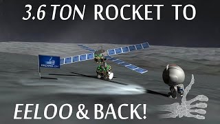 To Eeloo And Back With A 36 Ton Rocket  KSP [upl. by Zere]