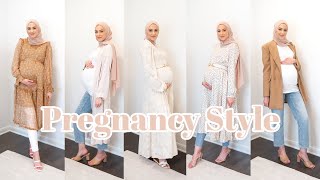 How To Dress The Bump Pregnancy Style Tips and Outfit Ideas [upl. by Meehyr888]