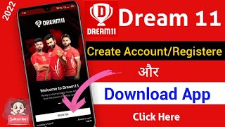 Dream 11 Registration Kaise Kare  How to Register Deam11  Dream 11 App Download  Dream11 Link [upl. by Arndt]