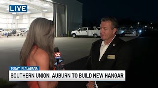 Auburn University Southern Union partner for new aviation hangar [upl. by Neenej]