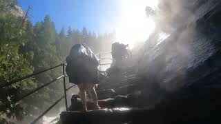 Climbing the Mist trail Yosemite 2023 [upl. by Seigel]