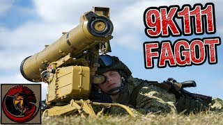 9K111 Fagot  Russian Antitank missile [upl. by Sonitnatsnoc]