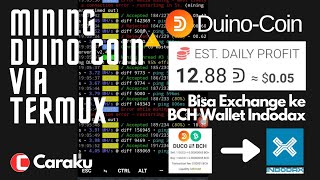 Mining DuinoCoin Via Termux Anti Scam [upl. by Marcell]