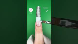 Extension form application 👩🏻‍🔧manicure nail manicuretools nailextension nailart [upl. by Ydolem480]