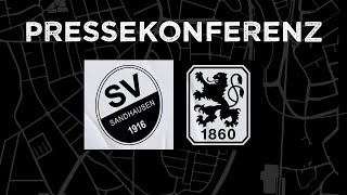 🔴 RELIVE Pressekonferenz nach dem Spiel SV Sandhausen  1860 München [upl. by Cheshire]