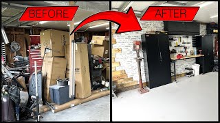 Ultimate Garage Makeover for Cheap [upl. by Ruenhcs]