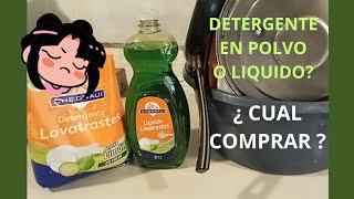 Detergentes para trastes de CHEDRAUI ¿CUAL COMPRAR  🤔 líquido o polvo [upl. by Gruver474]