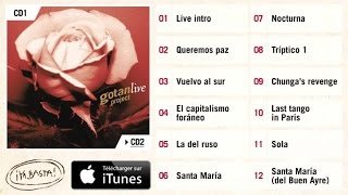 Gotan Project  Santa Maria  Live CD1 [upl. by Heurlin660]