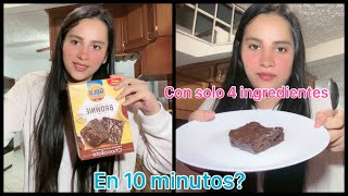 Brownie en Microondas en 10 Minutos ✅ [upl. by Aneladgam]