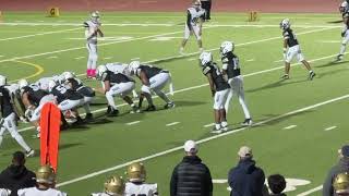 Video American Canyon QB Kameron Hunter hits Theodus Owens for 21 yards and Webster Burks for 10 [upl. by Cock79]