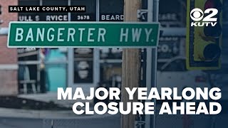 Bangerter Highways 4700 South closure set to redirect traffic for a year [upl. by Imerej807]