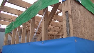 Installing an Air tight Building Wrap [upl. by Ttemme645]