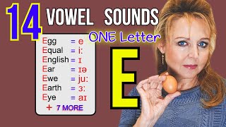 14 Ways to Pronounce the Letter E  English Vowel Sound  English Pronunciation [upl. by Blatt]