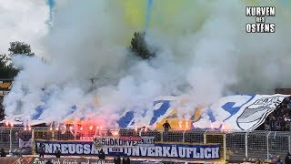 FC Carl Zeiss Jena 21 FC RotWeiß Erfurt 08102017  Choreos Pyro amp Support [upl. by Fraya]