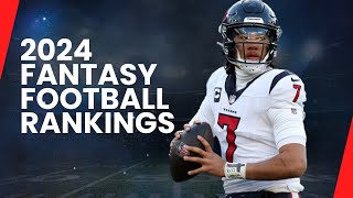 2024 Fantasy Football Quarterback Rankings  Top 12 QBs to Draft [upl. by Akimahs]