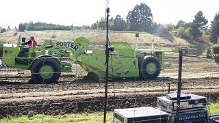 Detroit Powered Terex TS14 Motor Scraper Working at Wheels at Wanaka 2023 [upl. by Evy]