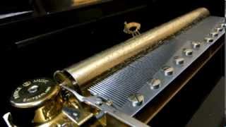 リュージュオルゴール144弁 パッヘルベルのカノン REUGE Music box Canon in D Pachelbel [upl. by Einnus]