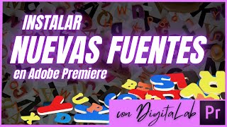 Cómo instalar una nueva fuente en Premiere  Gratis premierepro fuentes tipografias [upl. by Beverley]