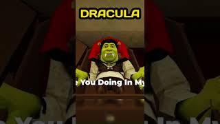 DRACULA BUT GREEN LIKE SHREK roblox shrekinthebackrooms halloween [upl. by Sarnoff639]