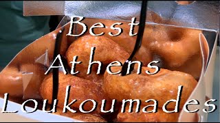 Best Loukoumades in Athens  Krinos [upl. by Akili387]