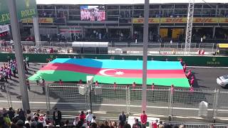 National Anthem of Azerbaijan  Formula 1 European Grand Prix [upl. by Dene]