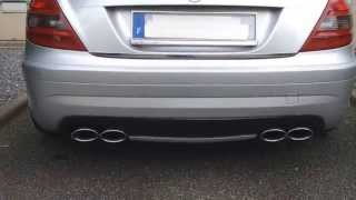 Son des pots AMG sur SLK 200 [upl. by Lrig]