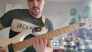 VOLA  Head Mounted Sideways  one take guitar cover [upl. by Allit]