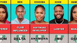 Bbnaija Season 9 Housemates Occupation and their State of Origin [upl. by Sevy]