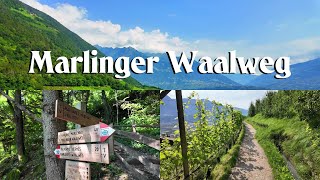 Wandern in SüdtirolItalien Der Marlinger Waalweg [upl. by Fridell]