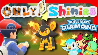 Brilliant Diamond but I only use Shiny Pokemon Full Odds No Hacks [upl. by Slinkman]