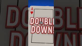 3 Tips for Doubling Down in Blackjack 💰 casinotrends casino gambling casinosecrets winningtips [upl. by Angadreme]