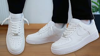 How To Lace Nike Air Force 1s Loosely BEST WAY [upl. by Terag354]