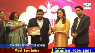 BINORI BOUTIQUE Radiance Iconic Award  Nilam Kothari Jyotishi Mahakumbh 2024  Miral Foundation [upl. by Eniamerej172]