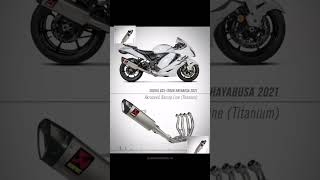 Suzuki gsx1000r hayabusa 🤍🔥Akrapovic exhaust Note🔥🥵hayabusa suzukigsxr1000r superbike trending [upl. by Ag]