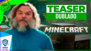 Um Filme Minecraft l Teaser Trailer Dublado PtBr [upl. by Aiuqcaj]