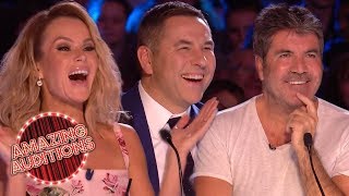 TOP 5 HILARIOUS Celebrity Impressions On Britains Got Talent [upl. by Ibby15]