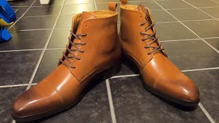 Unboxing Helstons Heritage Motorcycle Boots amp Double D Belt [upl. by Adnilemreh]