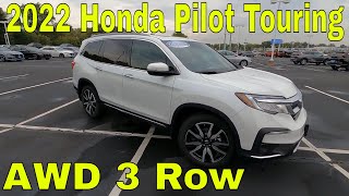 Is the 2022 Honda Pilot AWD Touring 3 Row Ideal SUV for You [upl. by Alicul]