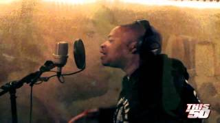 Curtis Young quotDr Dres Sonquot In The Booth Freestyling For Thisis50 [upl. by Heringer]