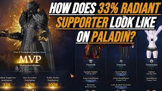 LOST ARK  33 RADIANT SUPPORTER ON PALADIN  G1 VOLDIS HM [upl. by Drhcir]