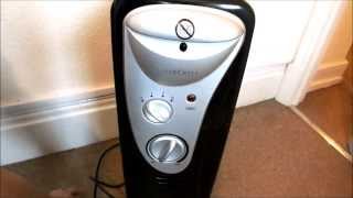 Silvercrest 25kw Electric Oil Filled Radiator with Fan Heater Review amp Unboxing [upl. by Ddal]