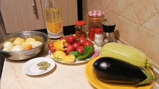 GHIVECI DE LEGUME CU VINETE ȘI DOVLECEI  Rețetă pas cu pas 🍆🥒🍅🥕🧅🍲 [upl. by Okkin]