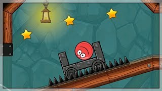 Gry na Androida Red Ball 4 GameplayWalkthrough i Walka z Bossem 5 [upl. by Sidnal]