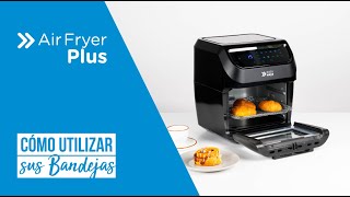 Air Fryer Plus EasyWays ¿Cómo utilizar las Bandejas [upl. by Surtemed612]