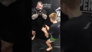 Eddie Hall DESTROYED by 9 Year Old in MMA [upl. by Reivazx]