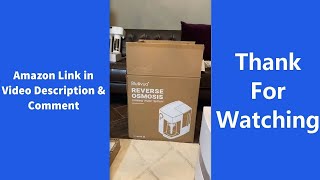 Bluevua RO100ROPOT Reverse Osmosis System Review [upl. by Trofmoc673]