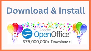 How to Install OpenOffice on Windows 10 [upl. by Alodee637]