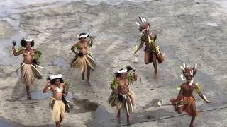 Melanesian dancers in Alotau Papua New Guinea [upl. by Anilecram220]